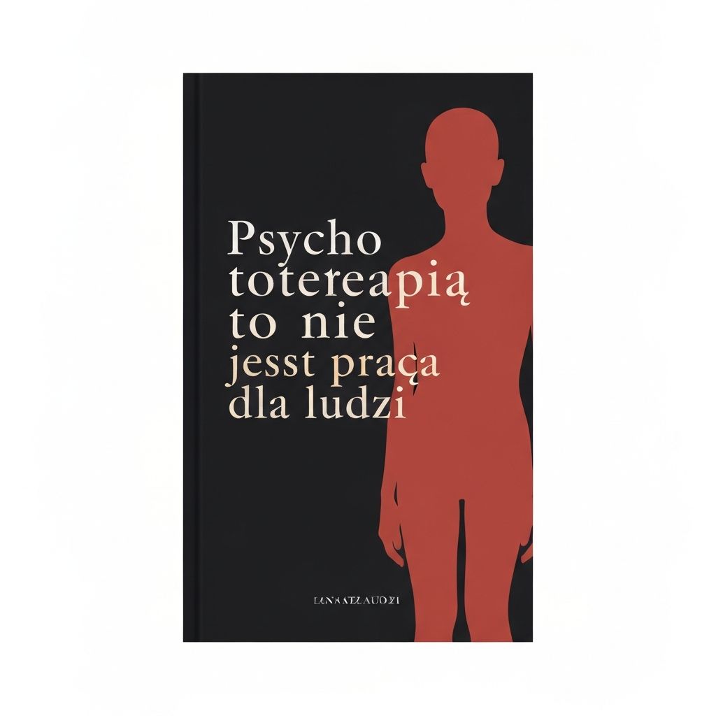 Okładka książki: Psychoterapia to nie jest praca dla ludzi